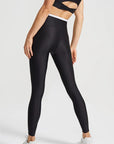 PE Nation Womens Steady Run Legging in Black