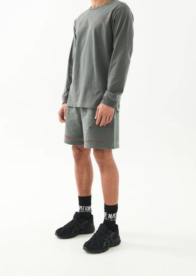 PE Nation Mens Prestige Ls Tee in Grey