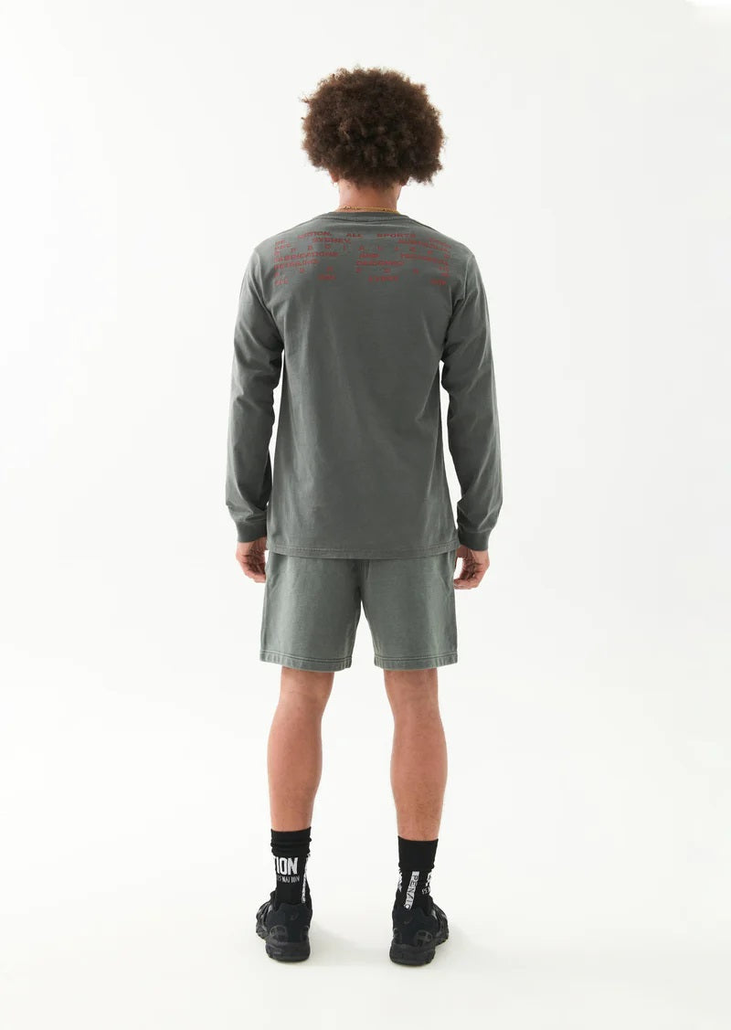 PE Nation Mens Prestige Ls Tee in Grey