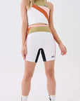 PE Nation Womens Air Time Bike Short in White