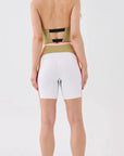 PE Nation Womens Air Time Bike Short in White