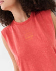 PE Nation Womens Precinct Tank in Red