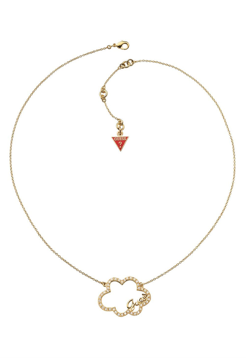 Guess ID Ladies Gold Non Logo Necklace