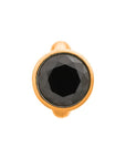 Endless Jewellery Round Black Dome Gold Charm