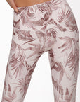 Lorna Jane Vintage Palm Ankle Biter Leggings in Vintage Palm Print