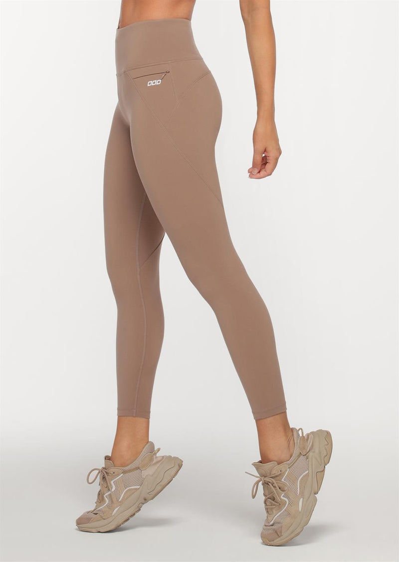 Lorna Jane New Amy Ankle Biter Leggings in Bone