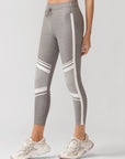 Lorna Jane Uplift Ankle Biter Leggings in Concrete Grey Marl