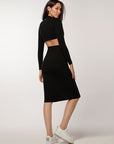 Lorna Jane Active Cut Out Dress in Black