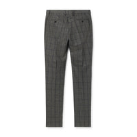 Men's Hackett, Flannel Windowpane Trousers in Grey & Blue