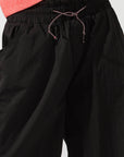 Lorna Jane Alpha Paperbag Waist 3/4 Shorts in Black