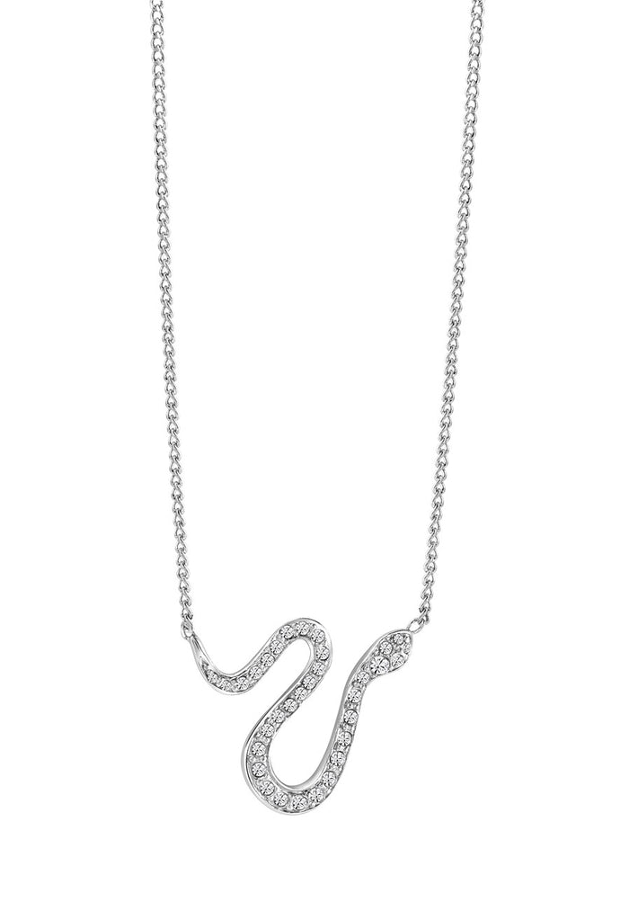 Guess ID Ladies Silver Non Logo Necklace