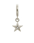 Endless Jewellery White Shiny Star Silver Charm