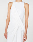 Womens Outline London Sorrell Slit Dress in White