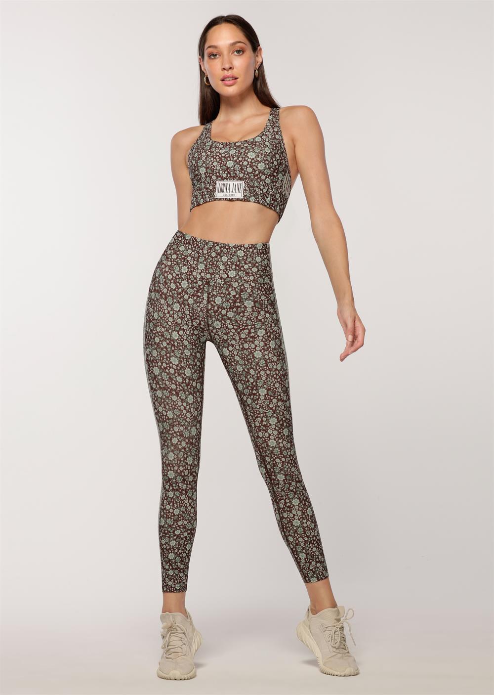 Lorna Jane Wild Ditsy Sports Bra in Wild Ditsy Print