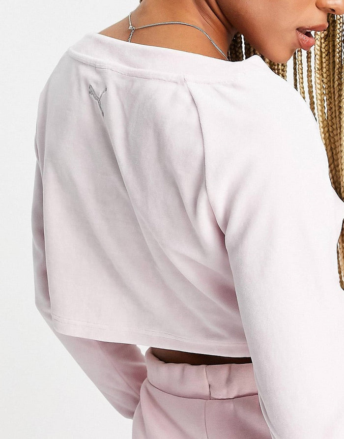 Puma Womens Icons 2.0 Fashion Crew Neck Sweat in Pink