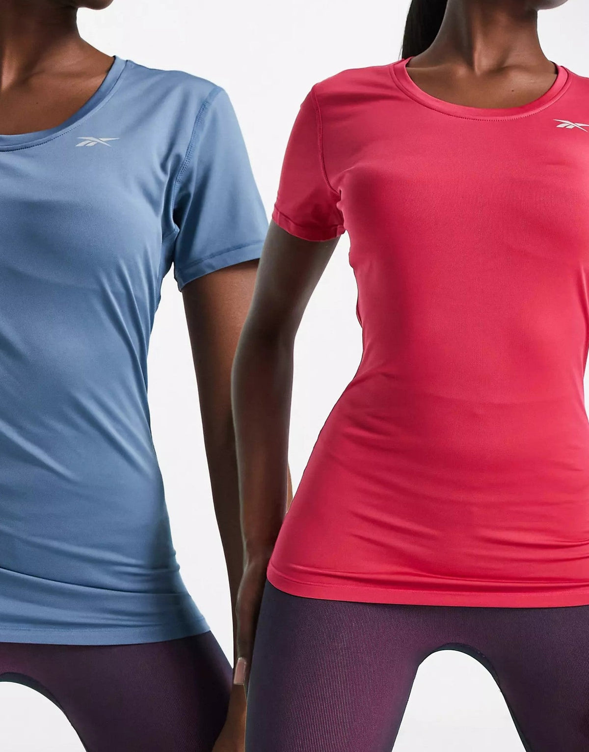 Reebok Womens Rani 2 Pack Sports T-Shirts In Blue