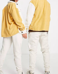 New Balance Womens Cookie Colorblock Overshirt in Neutral