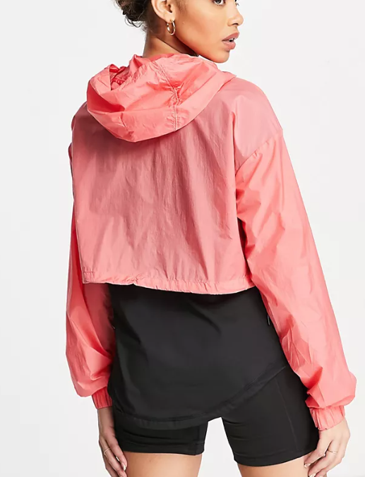 Puma Womens Train Georgia Hooded Jacket In Peach