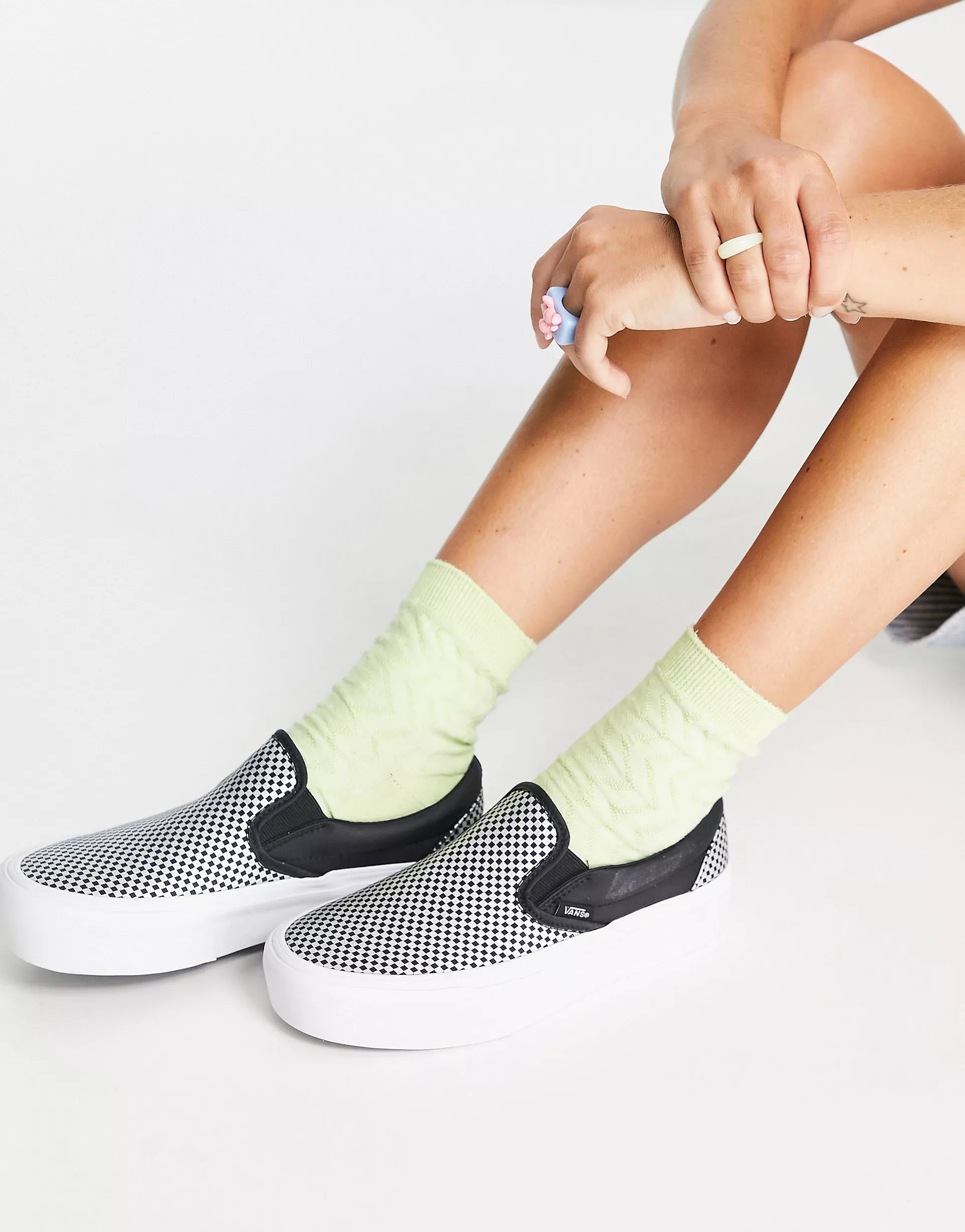 Platform van best sale slip ons