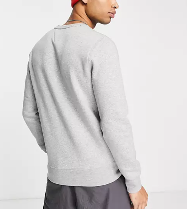 Tommy Hilfiger Mens Chest Logo Sweatshirt In Grey