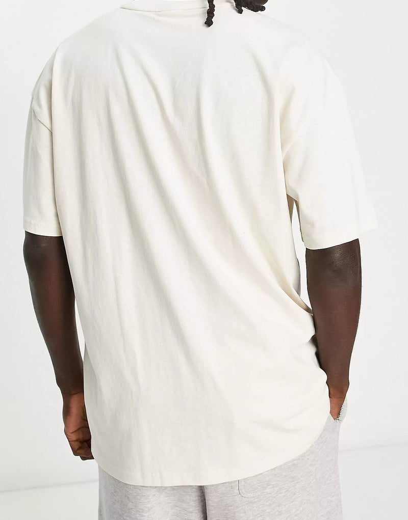Puma Mens Classics Oversized T-Shirt In Off White