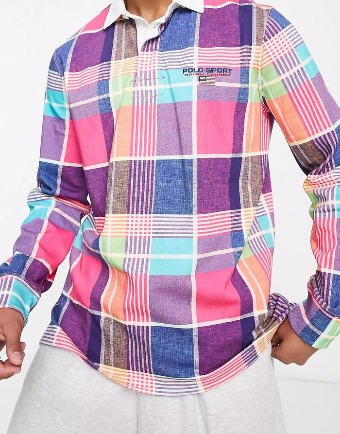 Polo Ralph Lauren Mens Sports Capsule Madras in Pink