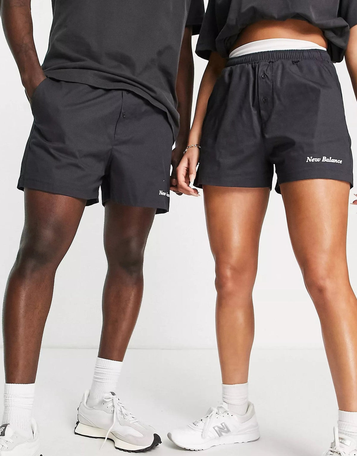 New Balance Mens 'Elevate Yourself' Unisex Shorts in Black