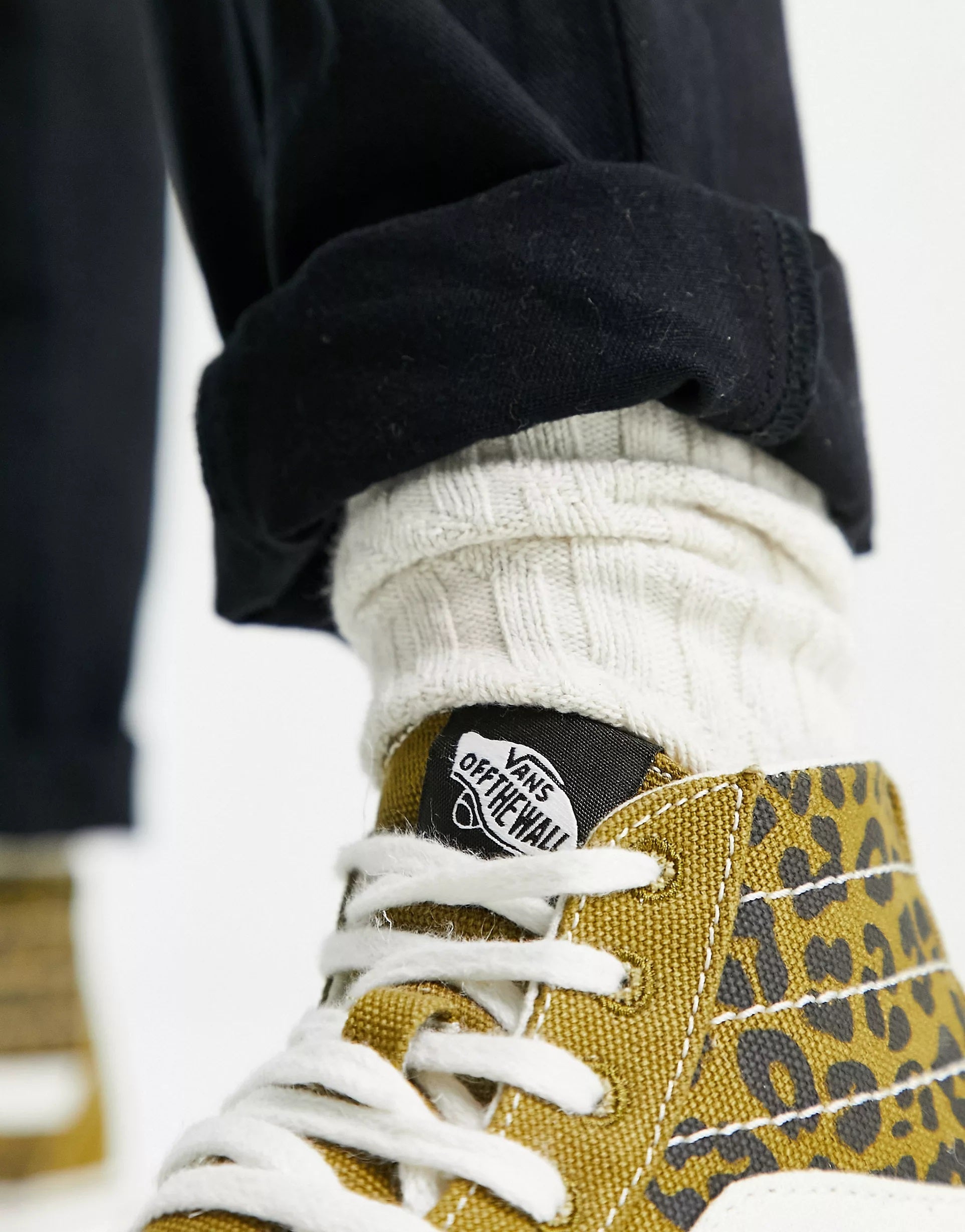 green leopard vans
