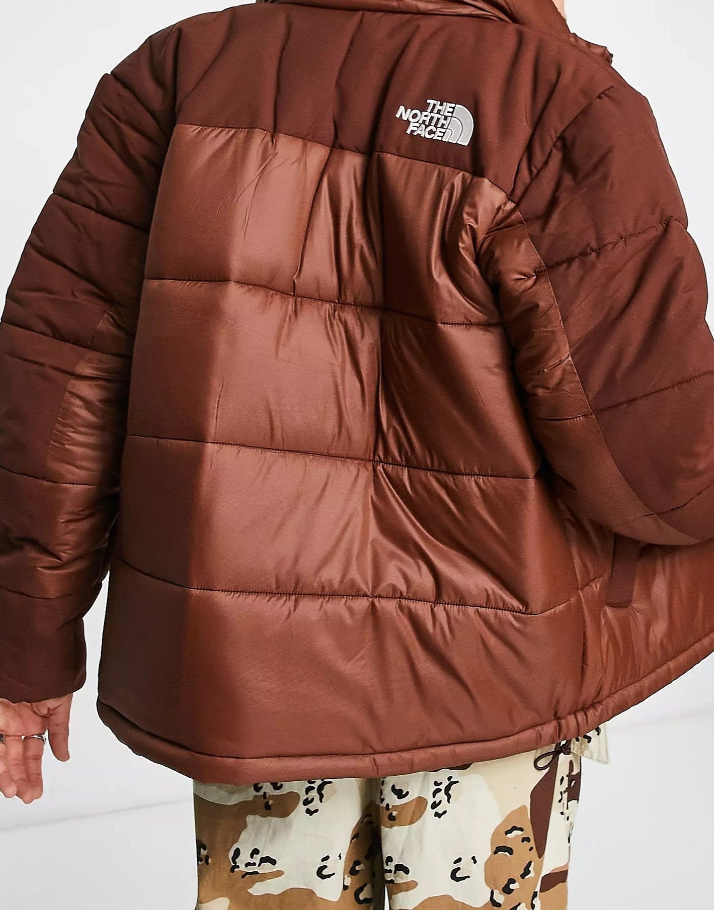 North face clearance brown puffer coat