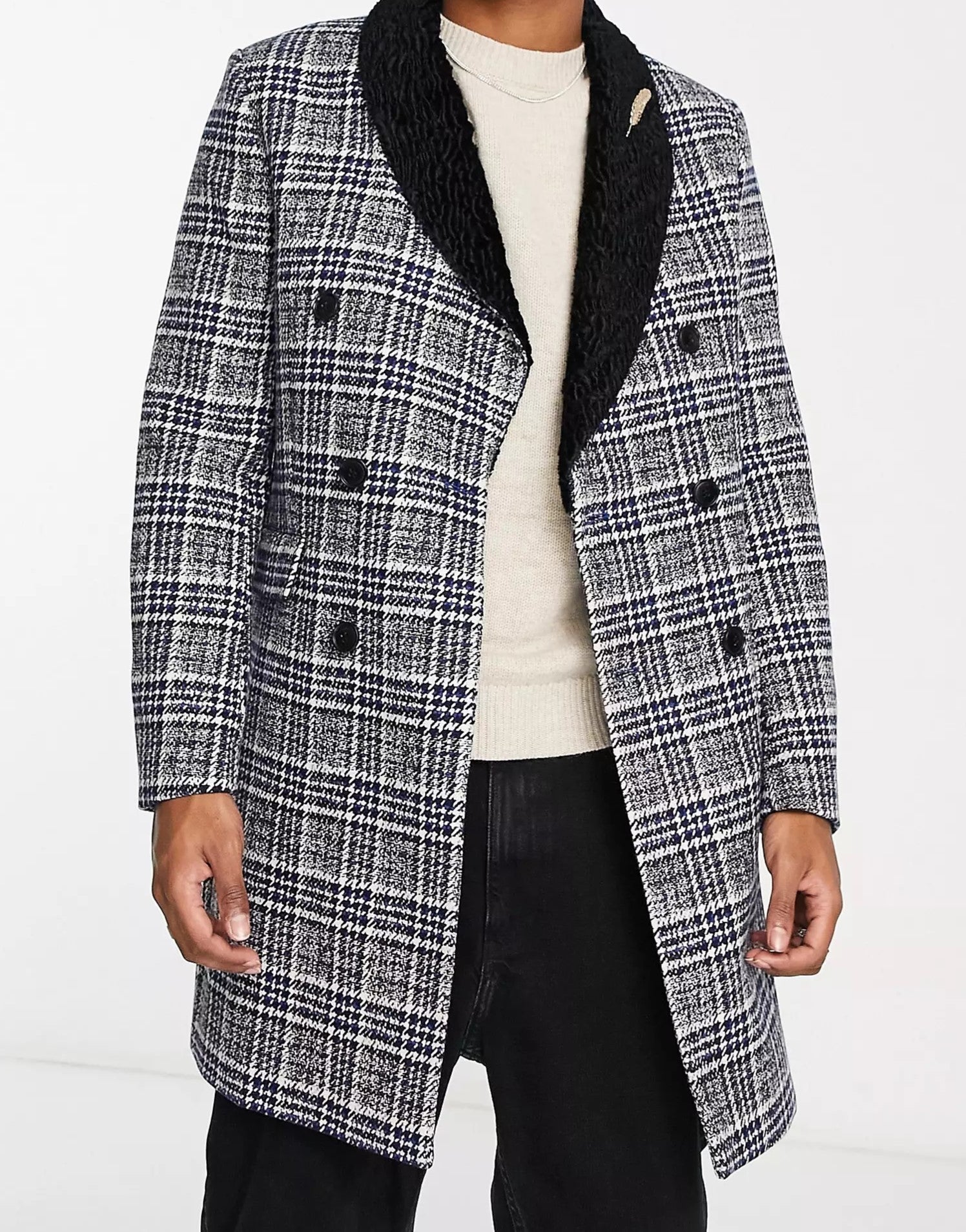 Lipsy hotsell check coat