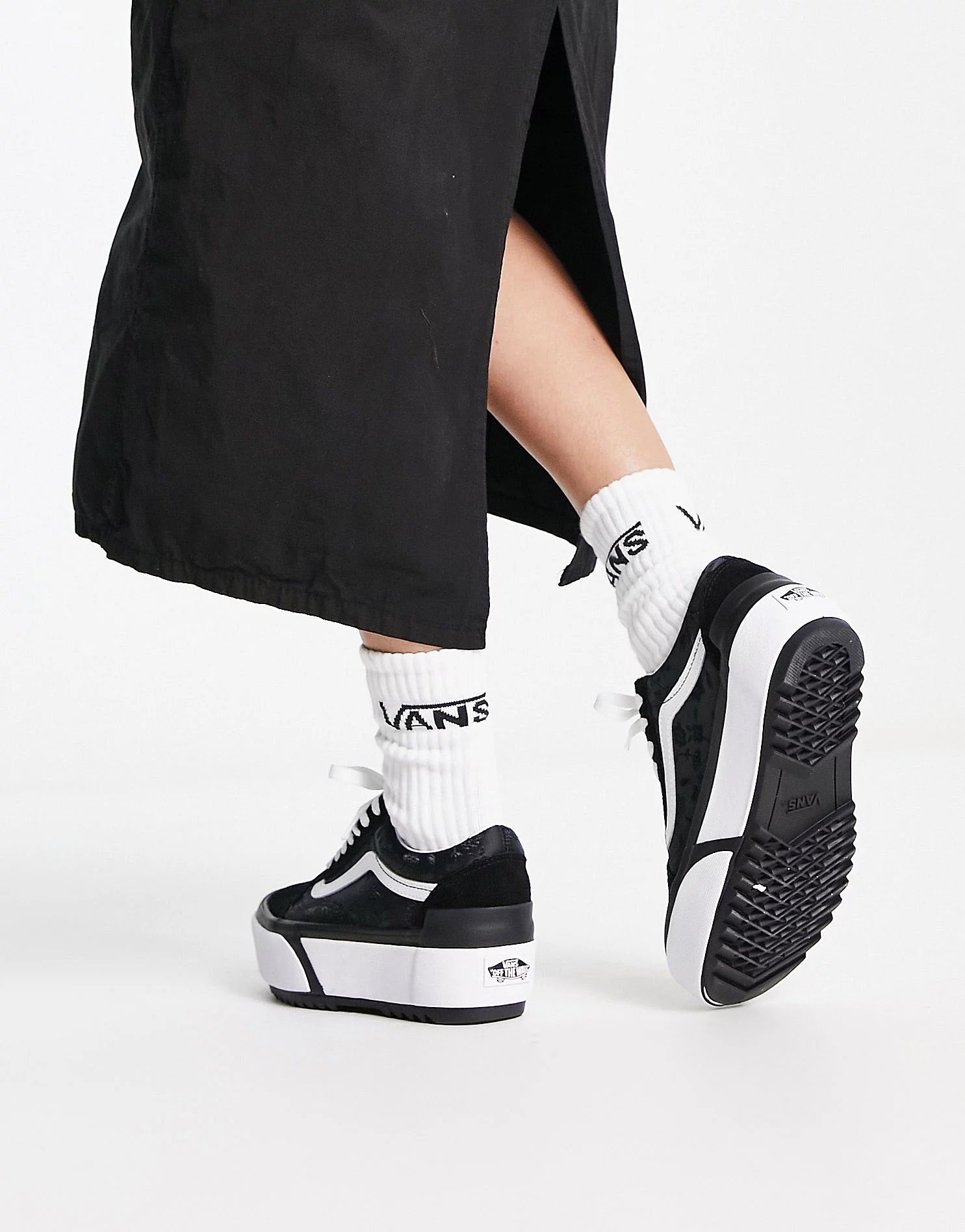 Vans old skool platform on sale women's