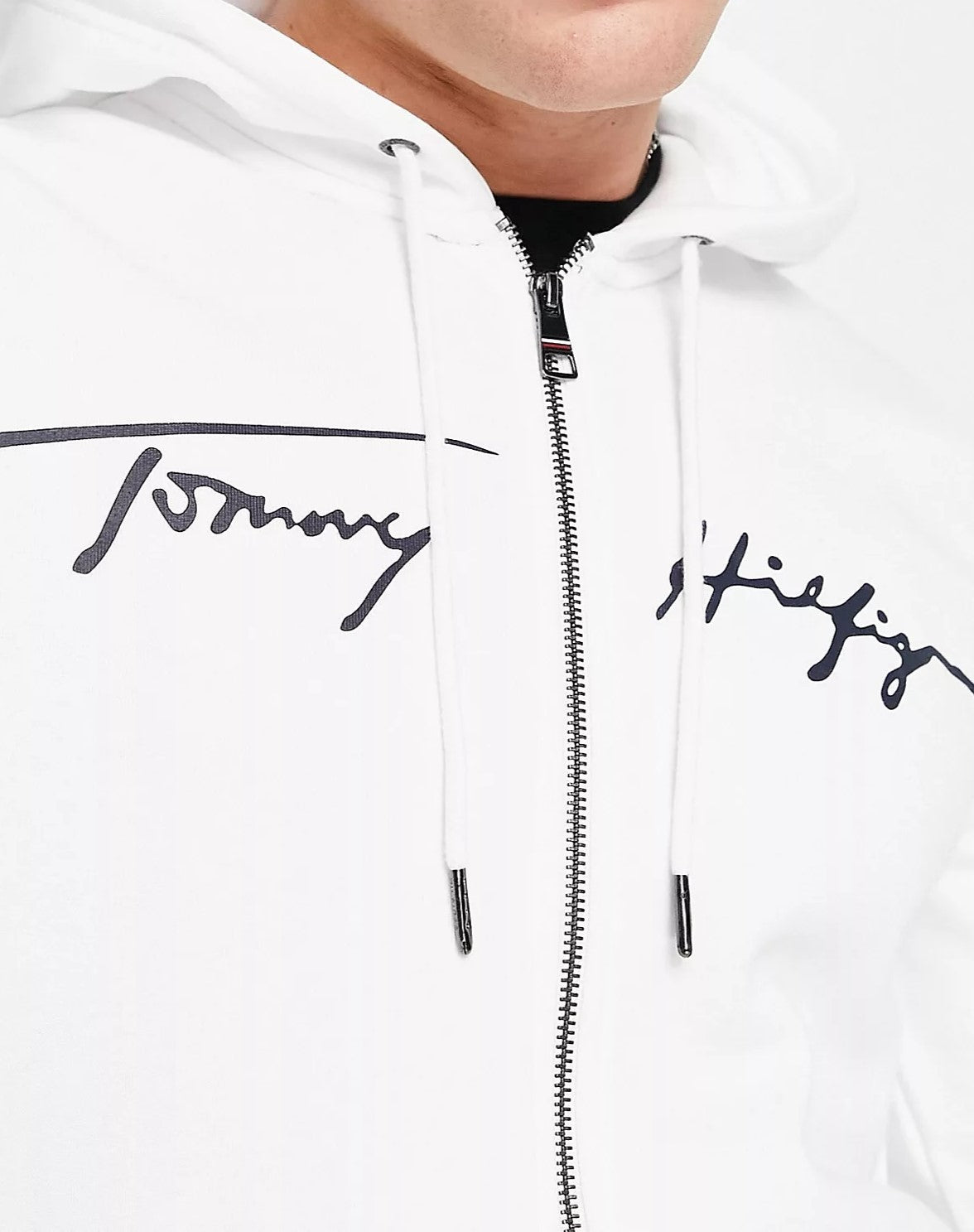 Mens white sale tommy hilfiger hoodie