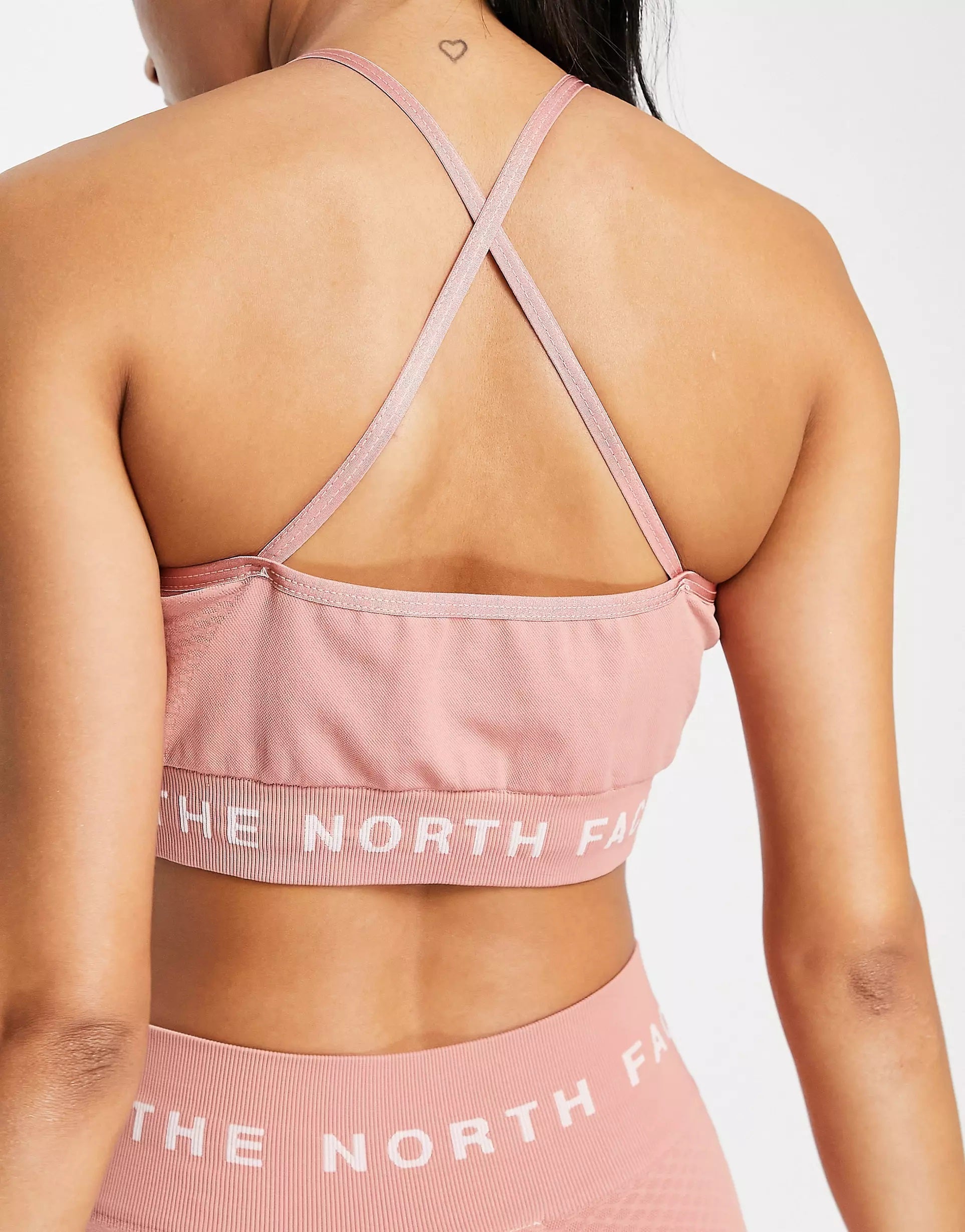 The North Face Womens Training Seamless Bra In Pink
