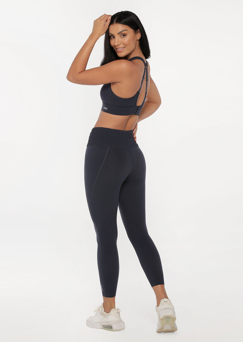 Lorna Jane Power Up Phone Pocket Ankle Biter Leggings in Platinum