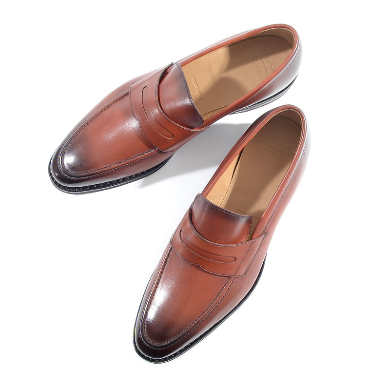 Bally Mens Slip on Loafers in Brown