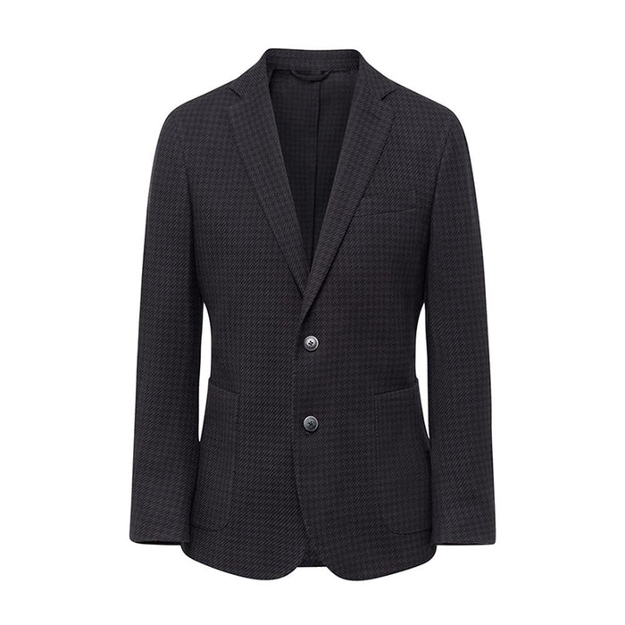 Men's Hackett, Twill Houndstooth Jacket in Charcoal