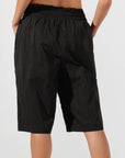 Lorna Jane Alpha Paperbag Waist 3/4 Shorts in Black