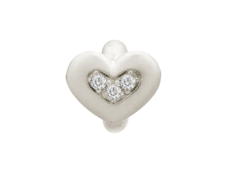 Endless Jewellery White Triple Love Silver Charm