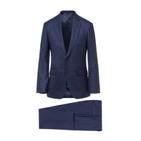 Mens' Hackett Plain Flannel Suit in Blue