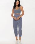 Lorna Jane Launch Active 7/8 Track Bottom in Powder Grey