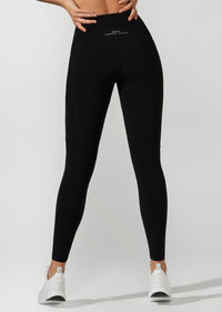 Lorna Jane Active Days Zip Core Full Length Tight in Black