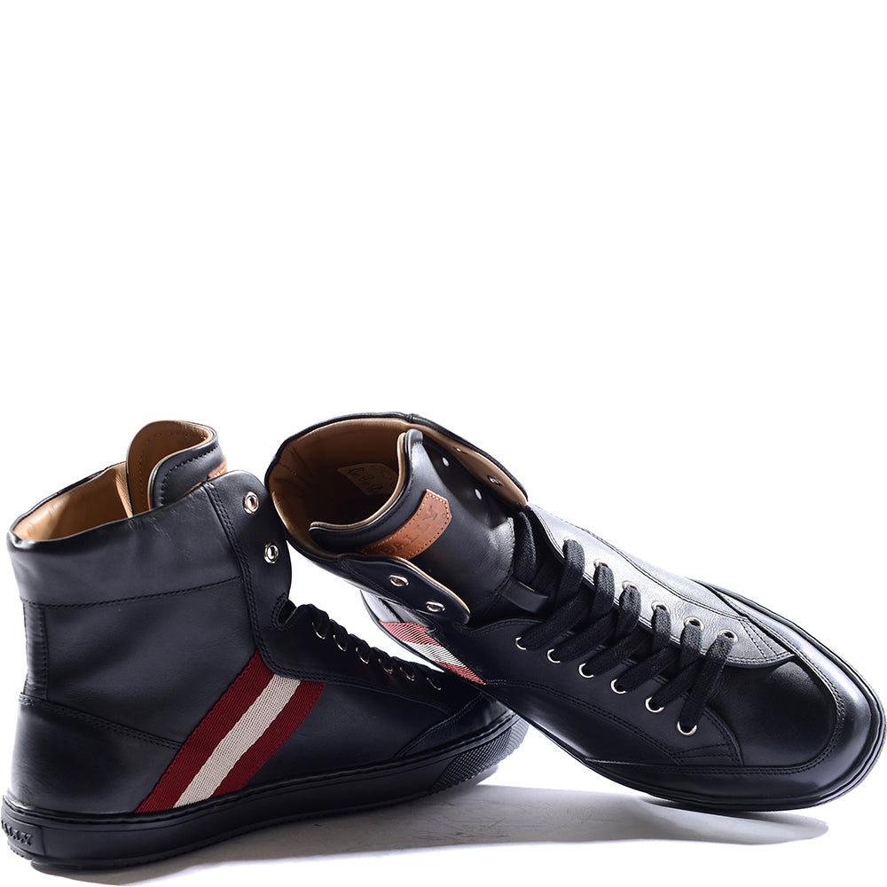 High top bally sneakers online