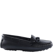 Bally Womens Fur Lined Flats in Black