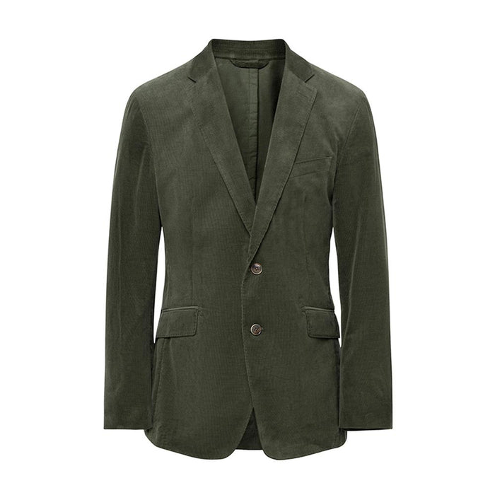 Men's Hackett, Stretch Cotton Cord Jacket in Green