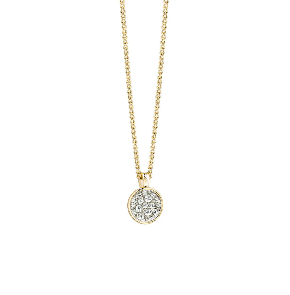 Guess ID Ladies Gold Non Logo Necklace