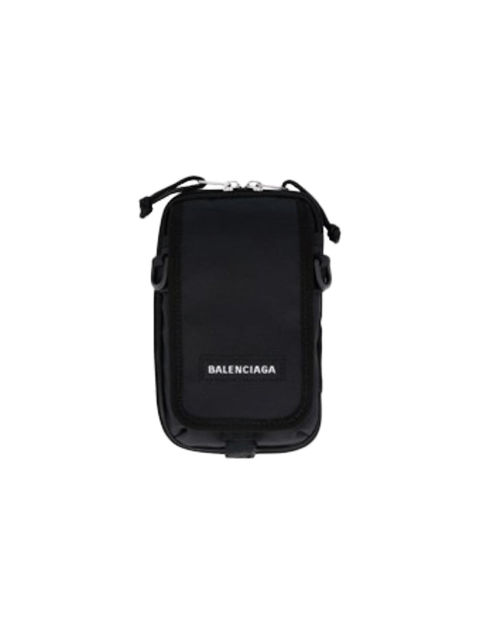 Balenciaga Mens Explorer Crossbody Pouch S in Black