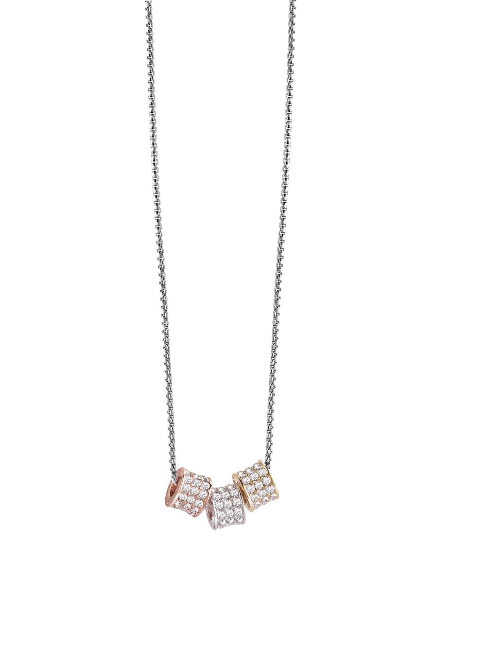 Guess ID Ladies tricolour Non Logo Necklace