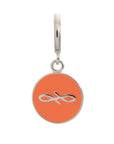 Endless Jewellery Coral Endless Coin Silver Charm