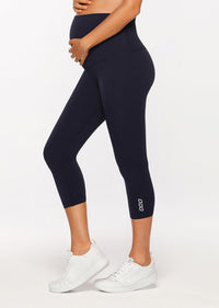 Lorna Jane LJ Maternity 7/8 Leggings in French Navy