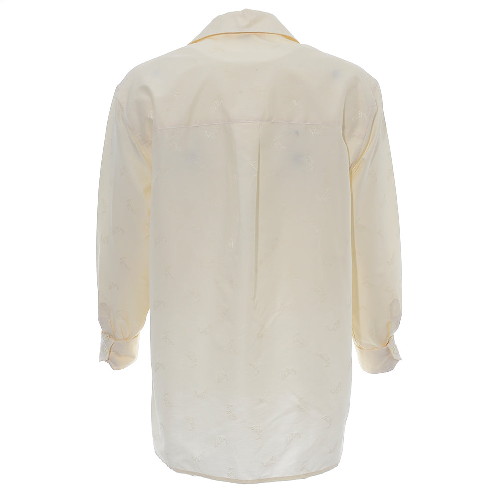 Bally Womens Button Up Shirt in White
